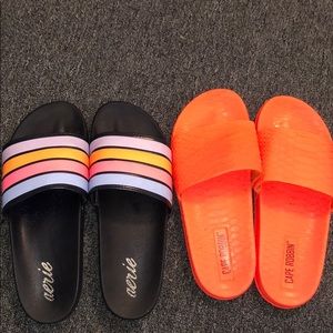 2 pairs on Fashion slides